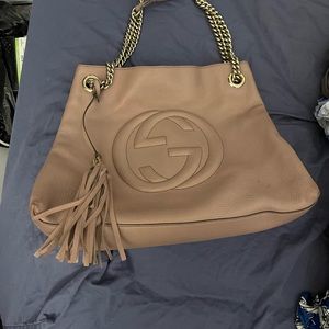 Rose color Gucci purse